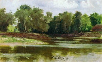  1876 Pintura - orilla del río 1876 Ilya Repin